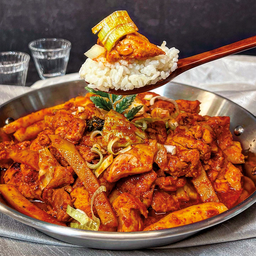 비와별 춘천닭갈비 2인분 야채세트